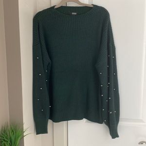 NEW dark green sweater / a.n.a / XXL
